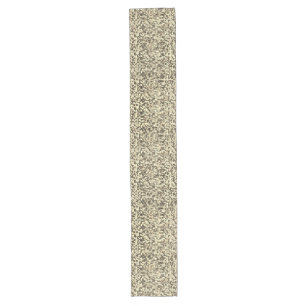 Kleine Quadrate, braun bis beige Großer Tischläufer