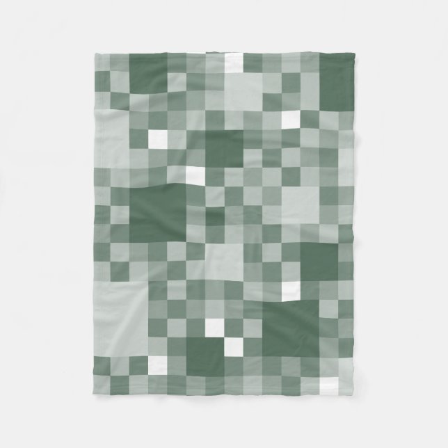 Kleine Quadrate Fleecedecke (Vorderseite)