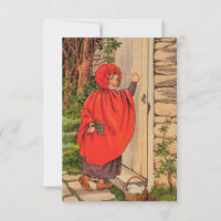 Kleine Red Riding Hood Vintag