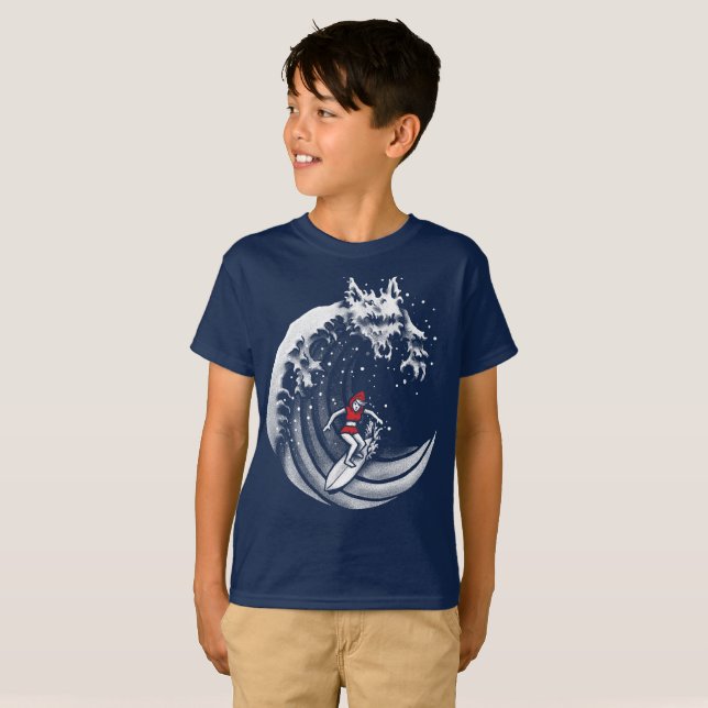 Kleine Red Surfing Hood T-Shirt (Vorne ganz)