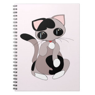 Kleine Reinigung Katzenrosa Notebook - Ihre Farben Notizblock