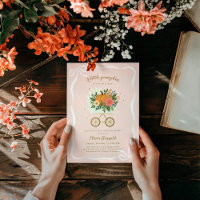 Kleine rosa Kürbiskinder-Babyparty