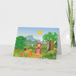 Kleine rote Reithose, Grußkarte Karte