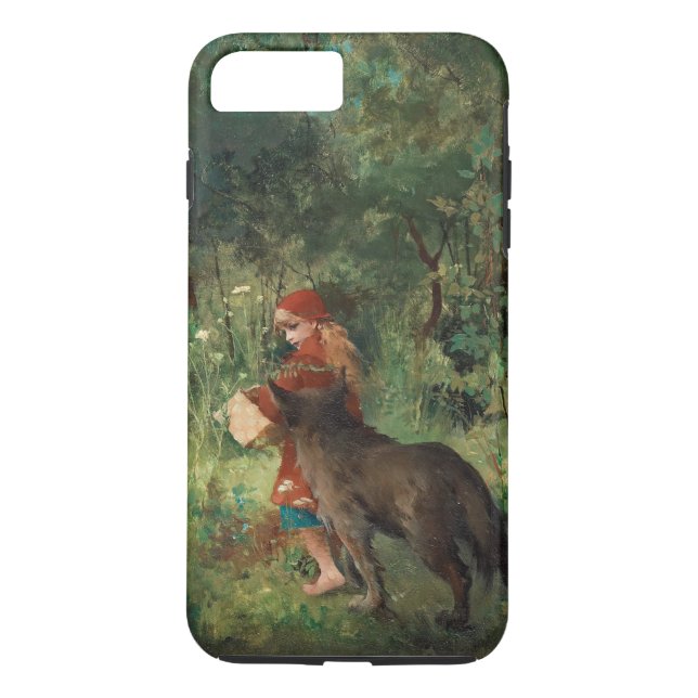 Kleine rote Reithose, schöne Kunstmalerei Case-Mate iPhone Hülle (Rückseite)