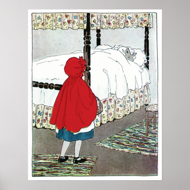 Kleine rote Reithose: Was für tolle Ohren du hast! Poster (Vorne)