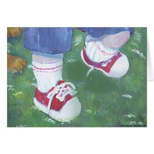 Kleine rote Turnschuhe