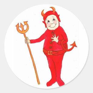 Kleine Roter Teufel Stickers