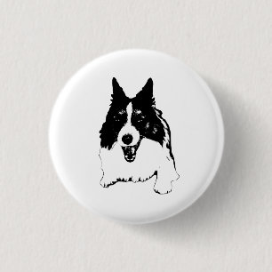 Kleine Runde, helles Zeichen Button