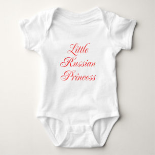 Kleine russische Prinzessin Baby Strampler