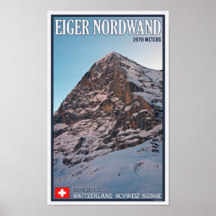 Kleine Scheidegg - Die Nordwand des Eigers Poster