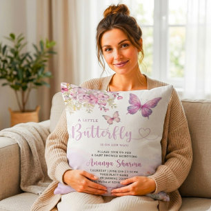 Kleine Schmetterlings-Baby-Party-Zierkissen Kissen