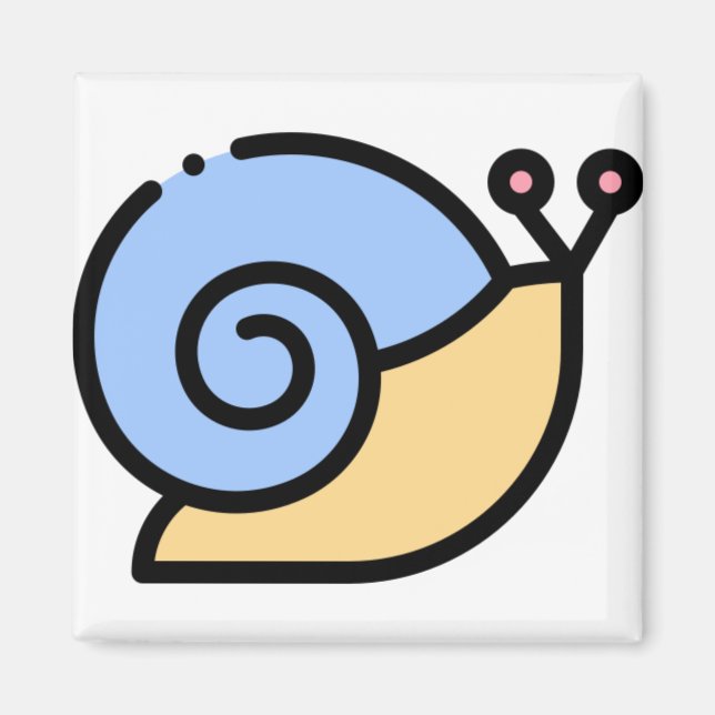 Kleine Schnecke Magnet (Vorne)