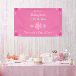 Kleine Schneeflocke unterwegs Banner