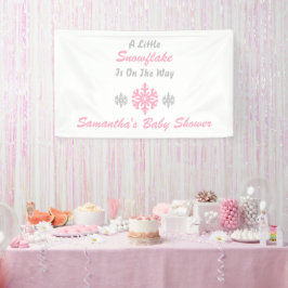 Kleine Schneeflocke unterwegs Banner