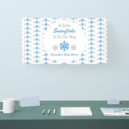 Kleine Schneeflocke unterwegs Banner