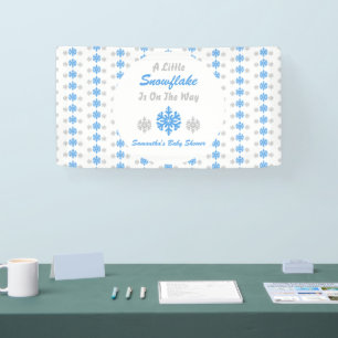 Kleine Schneeflocke unterwegs Banner