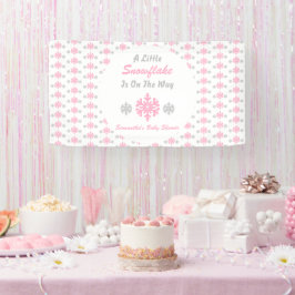 Kleine Schneeflocke unterwegs Banner