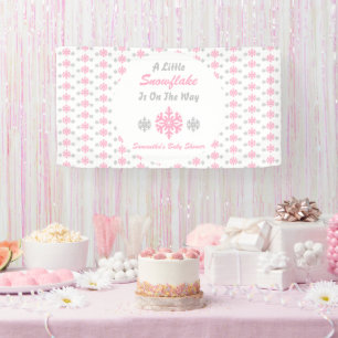 Kleine Schneeflocke unterwegs Banner
