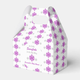 Kleine Schneeflocke unterwegs Geschenkschachtel