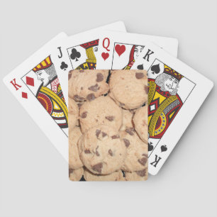 Kleine Schokolade Chip Cookies Spielkarten