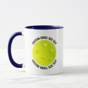Kleine Schrift NAVY BLAU Kombination 325g Custom P Tasse