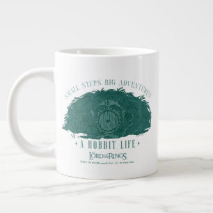 Kleine Schritte, große Abenteuer - Ein Hobbit-Lebe Jumbo-Tasse