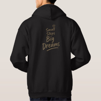 Kleine Schritte Große Träume Inspirierend Motivier Hoodie