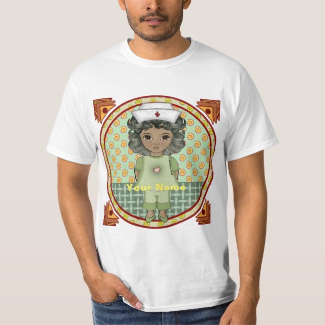 Kleine schwarze Mädchenschwester T-Shirt (Vorderseite)