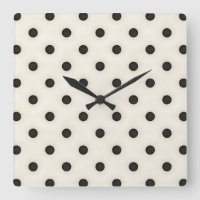 Kleine schwarze Polka Punkte auf antiken Weiß ersc