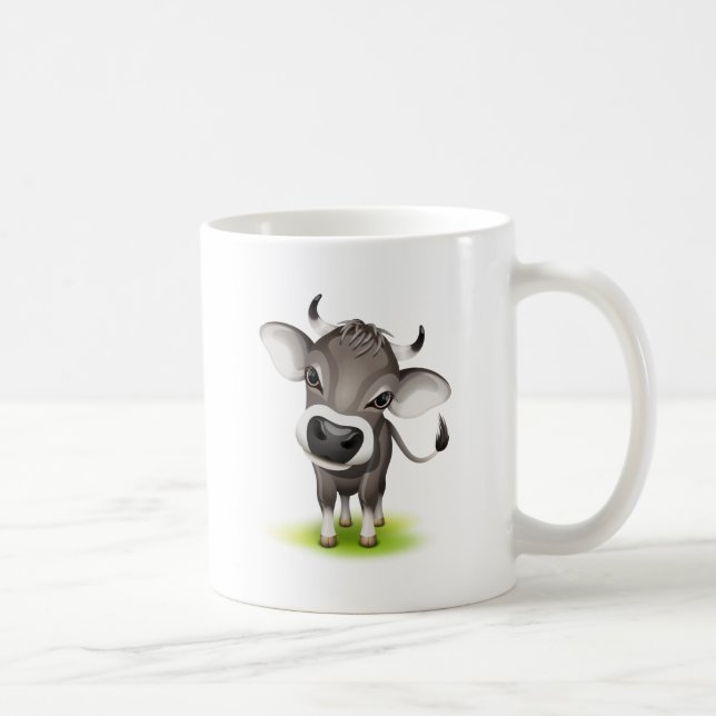 Kleine Schweizer Kuh Kaffeetasse (Rechts)