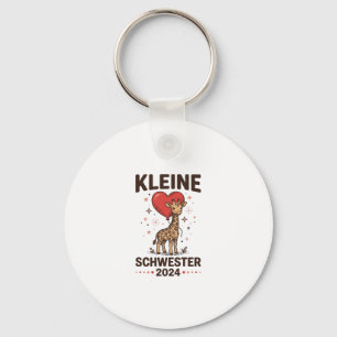 Kleine Schwester 2024 Niedliche Giraffe Schwester Schlüsselanhänger