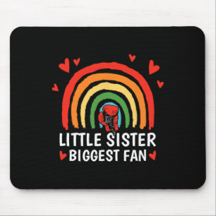 Kleine Schwester größter Fan, Boxen Mädchen Kleink Mousepad