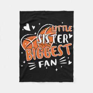 Kleine Schwester Größter Fan Bysketbyll Liebhaber Fleecedecke