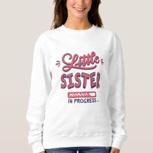 Kleine Schwester im Gange Sweatshirt
