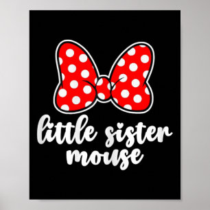Kleine Schwester Maus Bogen Familienurlaub -yout Poster