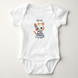 Kleine Schwester Personalisiert Baby Bodysuit Strampler