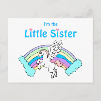 Kleine Schwester Postkarte