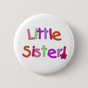 Kleine Schwester-T - Shirts und Geschenke Button