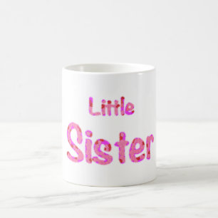 Kleine Schwester-Typografie Kaffeetasse