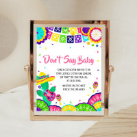 Kleine Senorita Fiesta Babydusche Sprich nicht Bab