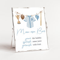 Kleine Slugger Baseball Baby Dusche Mama Osa Bar