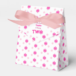 Kleine Snowflake 2. Geburtstag Geschenkschachtel