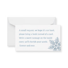 Kleine Snowflake Babydusche bringen ein Buch