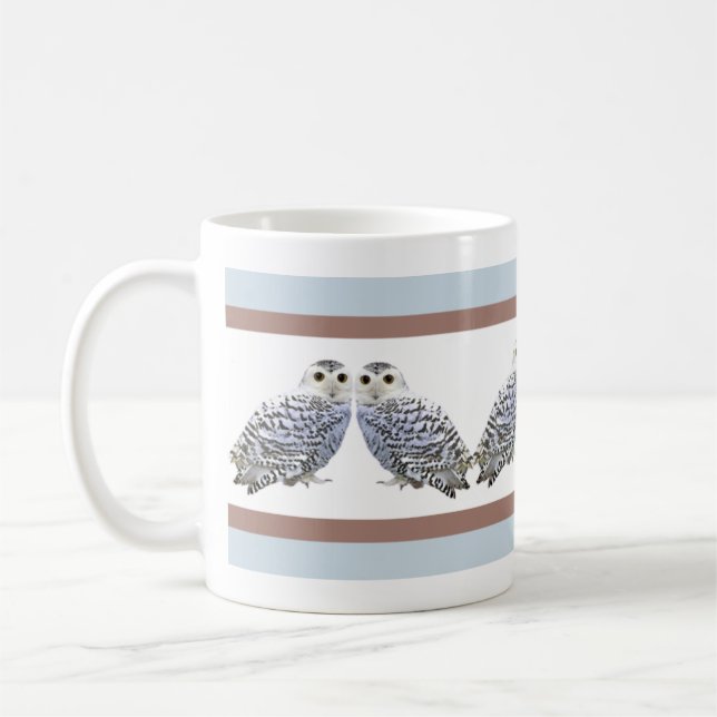 Kleine Snowy-Eulen Kaffeetasse (Links)