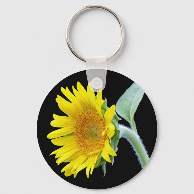 Kleine Sonnenblume Schlüsselanhänger (Vorderseite)