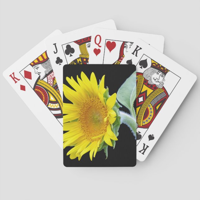 Kleine Sonnenblume Spielkarten (Rückseite)