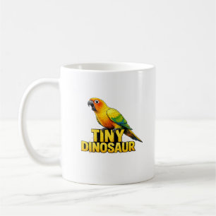 Kleine Sonnensittich-Dinosaurier Kaffeetasse