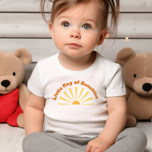 Kleine Sonnenstrahlen   Gelbe Sonne Kleinkind T-shirt