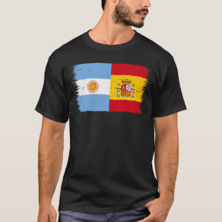 Kleine Spanien Argentinien-Flagge Spanisch Argenti T-Shirt