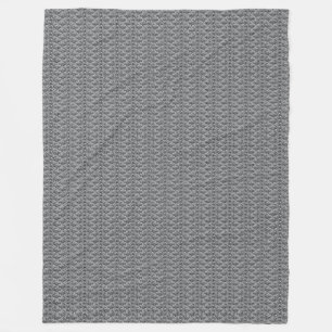 Kleine springende Fisch-graue Fleece-Decke Fleecedecke
